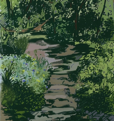 Garden at Rodgers Bookbarn